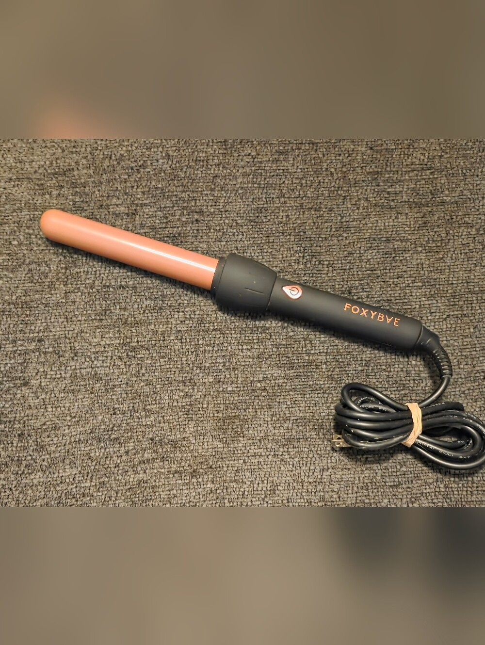 FOXYBae Rose Gold 25mm Curling Wand - Women Hair Tool